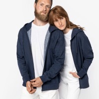 Image Produit Sweat recyclé zippé capuche unisexe