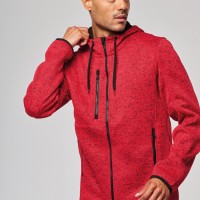 Image Produit Veste à capuche chinée homme