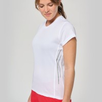 Image Produit T-shirt de sport bi-matière manches courtes femme