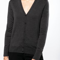 Image Produit Cardigan boutonné mérinos femme