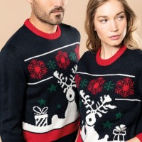 Image Produit Pullover col rond de Noël unisexe