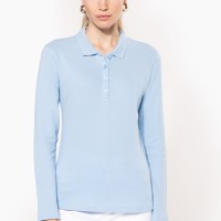 Image Produit Polo piqué manches longues femme