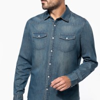 Image Produit Chemise denim manches longues