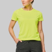 Image Produit T-shirt de sport à col rond recyclé femme