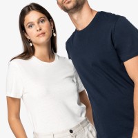 Image Produit T-shirt en coton bio et lin unisexe