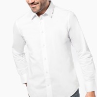 Image Produit Chemise coton / élasthanne manches longues homme