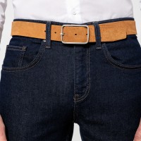 Image Produit Ceinture cuir  velours homme