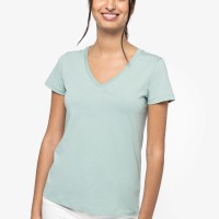 Image Produit T-shirt col V femme