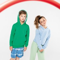 Image Produit Sweat-shirt capuche contrastée enfant