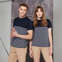 Image Produit T-shirt breton à manches courtes