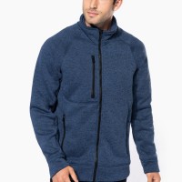 Image Produit Veste zippée chinée homme