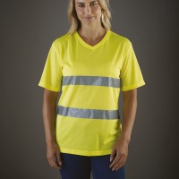 Image Produit T-shirt col V haute visibilité Top Cool