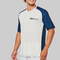 Image Produit T-shirt de padel bicolore à manches raglan homme