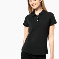 Image Produit Polo Supima® manches courtes femme