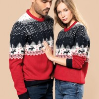 Image Produit Pullover col rond de Noël unisexe