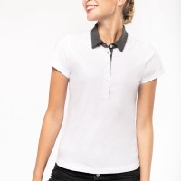 Image Produit Polo jersey bicolore femme