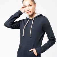 Image Produit Sweat-shirt capuche contrastée femme