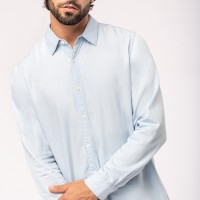 Image Produit Chemise écoresponsable délavée coton twill homme