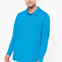 Image Produit Polo piqué manches longues homme