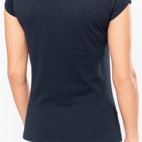 Image Produit T-shirt col bateau manches courtes femme