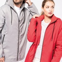 Image Produit Veste à capuche avec doublure en micropolaire unisexe