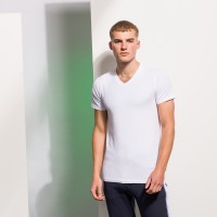 Image Produit T-shirt homme col v Feel Good