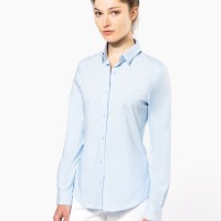 Image Produit Chemise coton / élasthanne manches longues femme