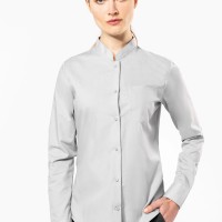 Image Produit Chemise col mao manches longues femme