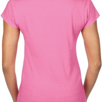 Image Produit T-shirt femme col v Softstyle