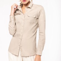 Image Produit Chemise safari manches longues femme